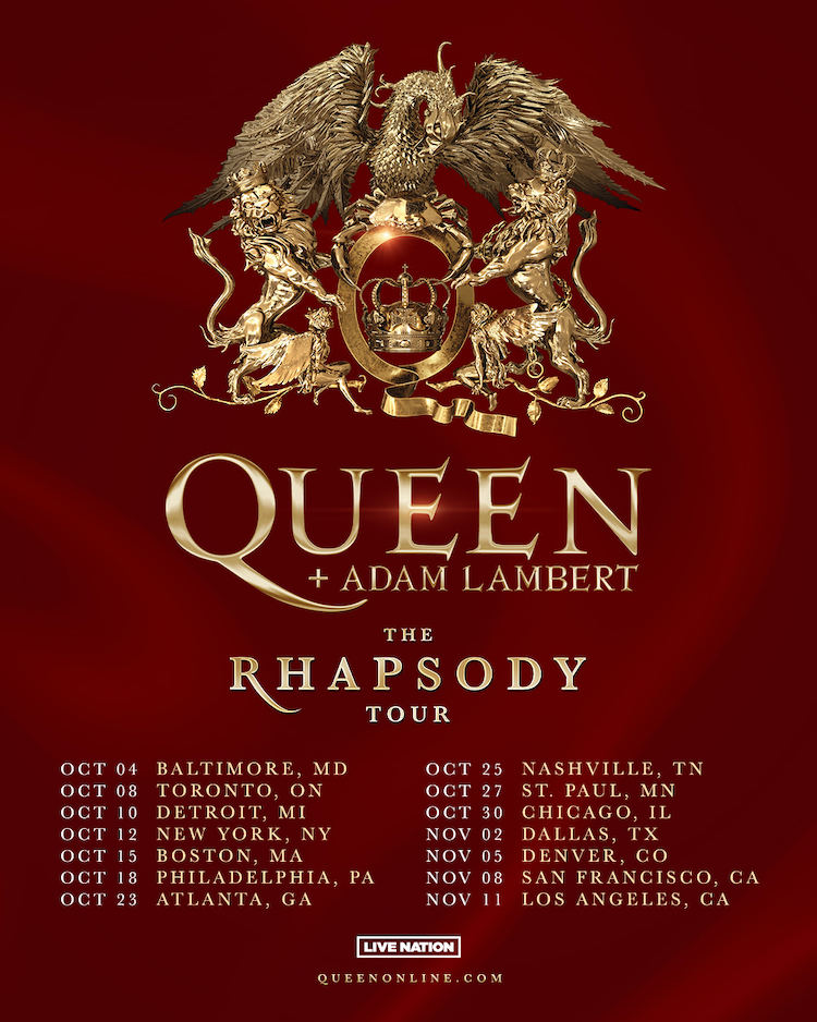 queen and adam lambert us tour 2022